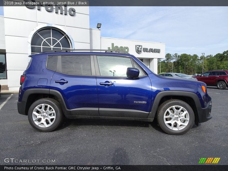 Jetset Blue / Black 2018 Jeep Renegade Latitude