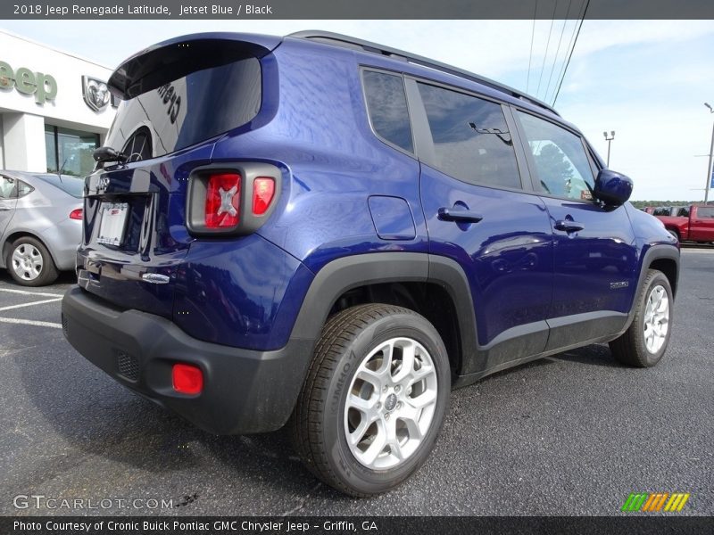 Jetset Blue / Black 2018 Jeep Renegade Latitude