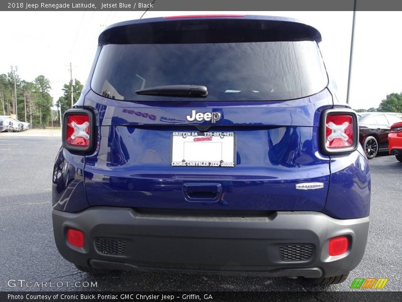 Jetset Blue / Black 2018 Jeep Renegade Latitude