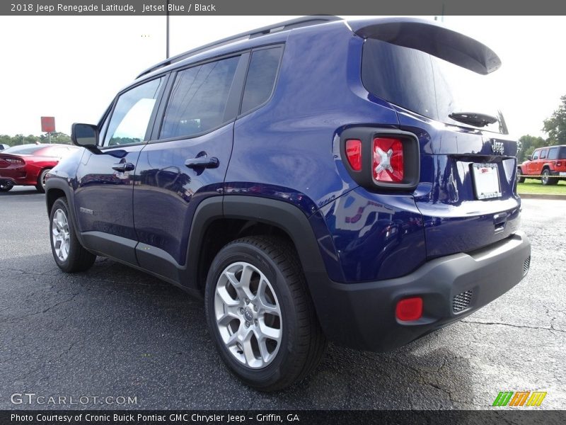 Jetset Blue / Black 2018 Jeep Renegade Latitude
