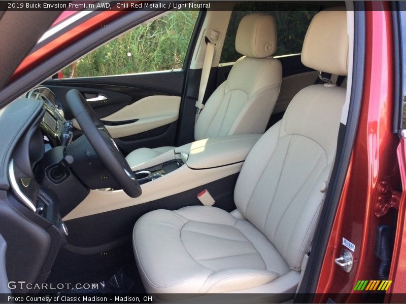 Chili Red Metallic / Light Neutral 2019 Buick Envision Premium AWD