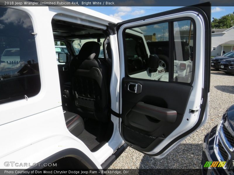 Bright White / Black 2018 Jeep Wrangler Unlimited Rubicon 4x4
