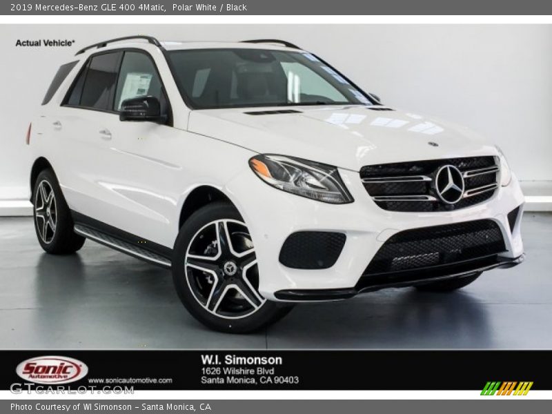 Polar White / Black 2019 Mercedes-Benz GLE 400 4Matic