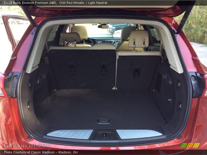Chili Red Metallic / Light Neutral 2019 Buick Envision Premium AWD