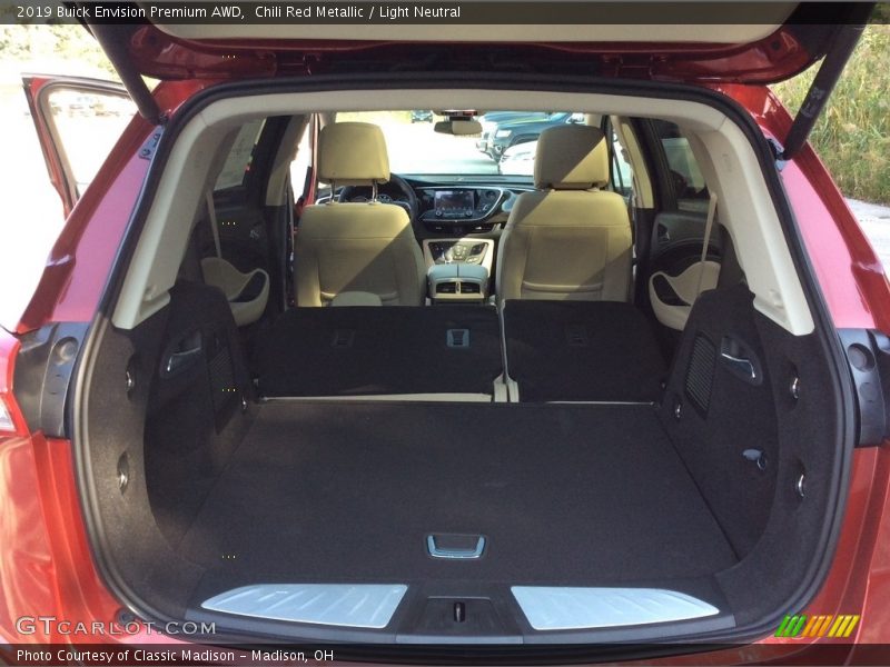 Chili Red Metallic / Light Neutral 2019 Buick Envision Premium AWD