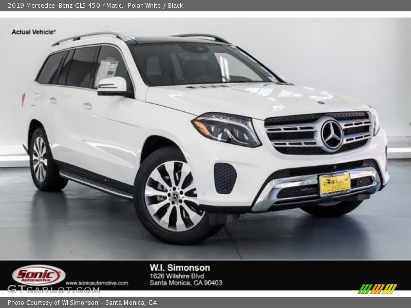 Polar White / Black 2019 Mercedes-Benz GLS 450 4Matic