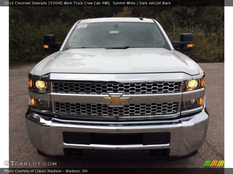 Summit White / Dark Ash/Jet Black 2019 Chevrolet Silverado 2500HD Work Truck Crew Cab 4WD