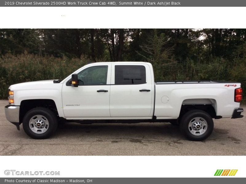 Summit White / Dark Ash/Jet Black 2019 Chevrolet Silverado 2500HD Work Truck Crew Cab 4WD