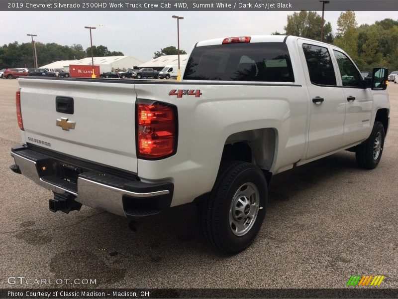 Summit White / Dark Ash/Jet Black 2019 Chevrolet Silverado 2500HD Work Truck Crew Cab 4WD