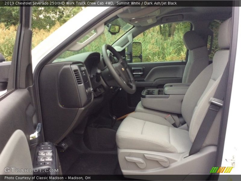 Summit White / Dark Ash/Jet Black 2019 Chevrolet Silverado 2500HD Work Truck Crew Cab 4WD
