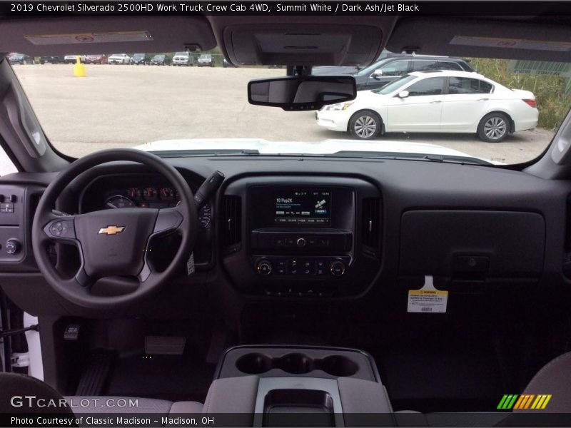 Summit White / Dark Ash/Jet Black 2019 Chevrolet Silverado 2500HD Work Truck Crew Cab 4WD