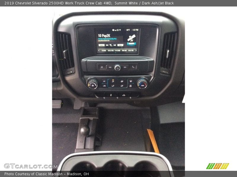 Summit White / Dark Ash/Jet Black 2019 Chevrolet Silverado 2500HD Work Truck Crew Cab 4WD