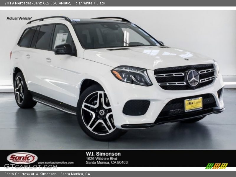 Polar White / Black 2019 Mercedes-Benz GLS 550 4Matic