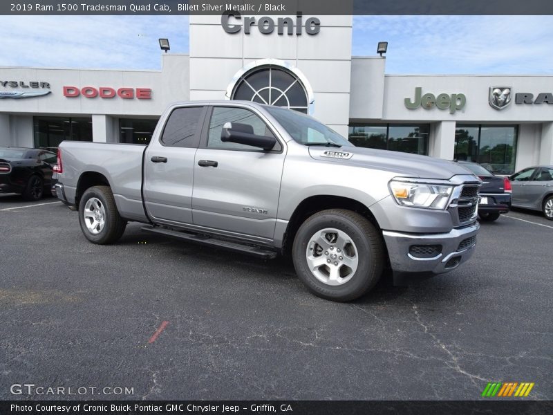 Billett Silver Metallic / Black 2019 Ram 1500 Tradesman Quad Cab