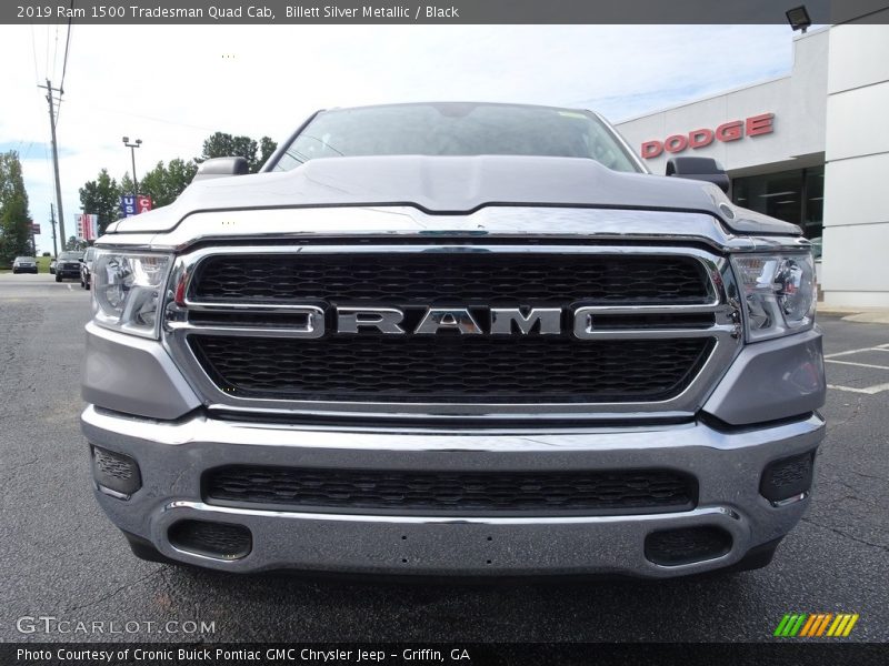 Billett Silver Metallic / Black 2019 Ram 1500 Tradesman Quad Cab