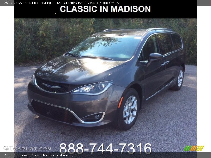 Granite Crystal Metallic / Black/Alloy 2019 Chrysler Pacifica Touring L Plus