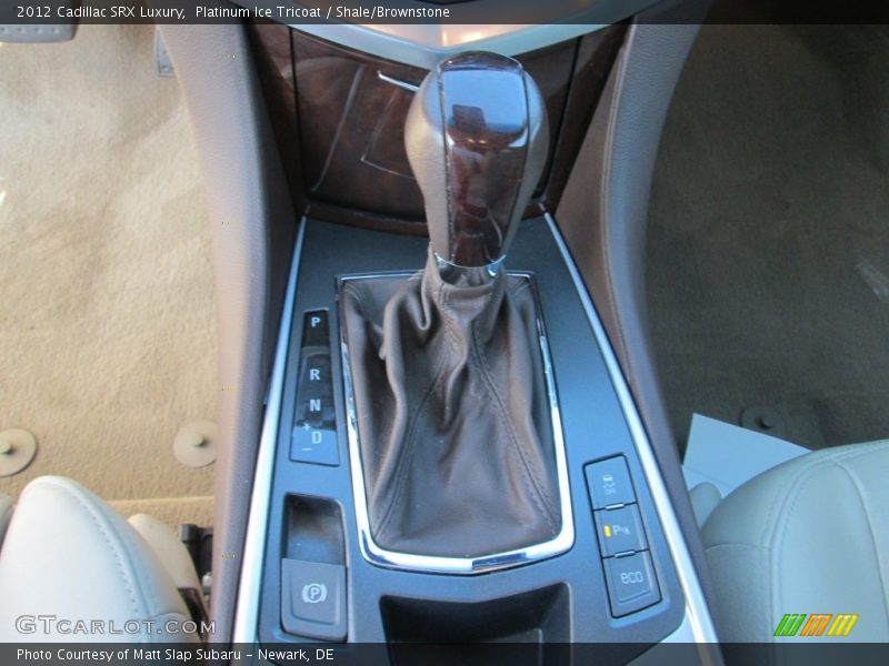 Platinum Ice Tricoat / Shale/Brownstone 2012 Cadillac SRX Luxury