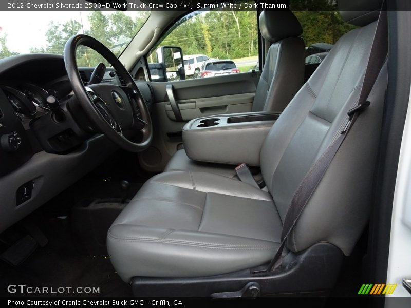 Summit White / Dark Titanium 2012 Chevrolet Silverado 2500HD Work Truck Crew Cab 4x4