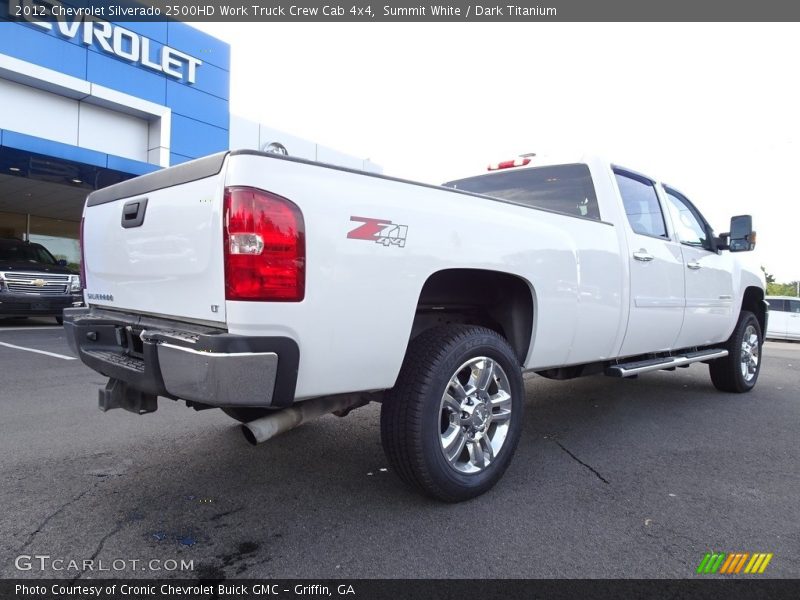 Summit White / Dark Titanium 2012 Chevrolet Silverado 2500HD Work Truck Crew Cab 4x4