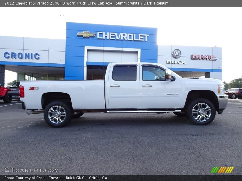 Summit White / Dark Titanium 2012 Chevrolet Silverado 2500HD Work Truck Crew Cab 4x4