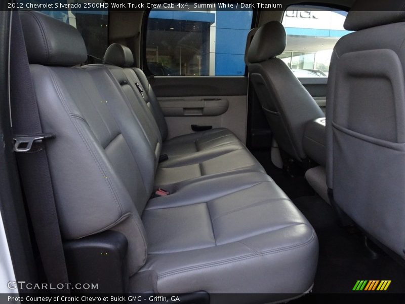 Summit White / Dark Titanium 2012 Chevrolet Silverado 2500HD Work Truck Crew Cab 4x4