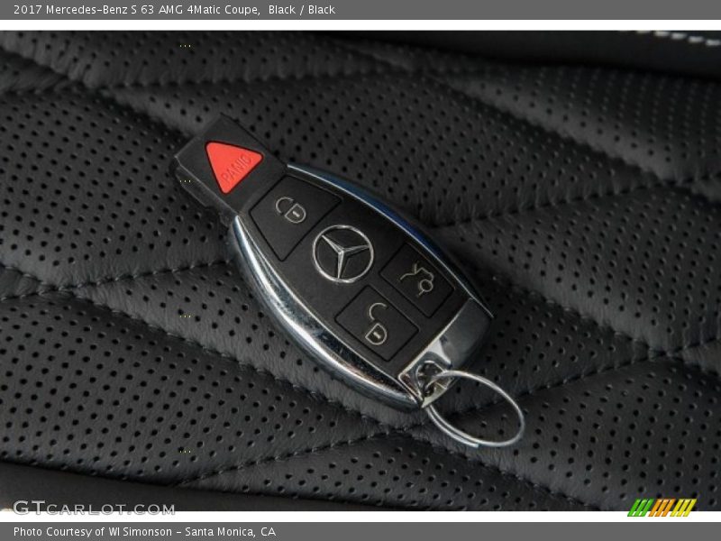 Keys of 2017 S 63 AMG 4Matic Coupe