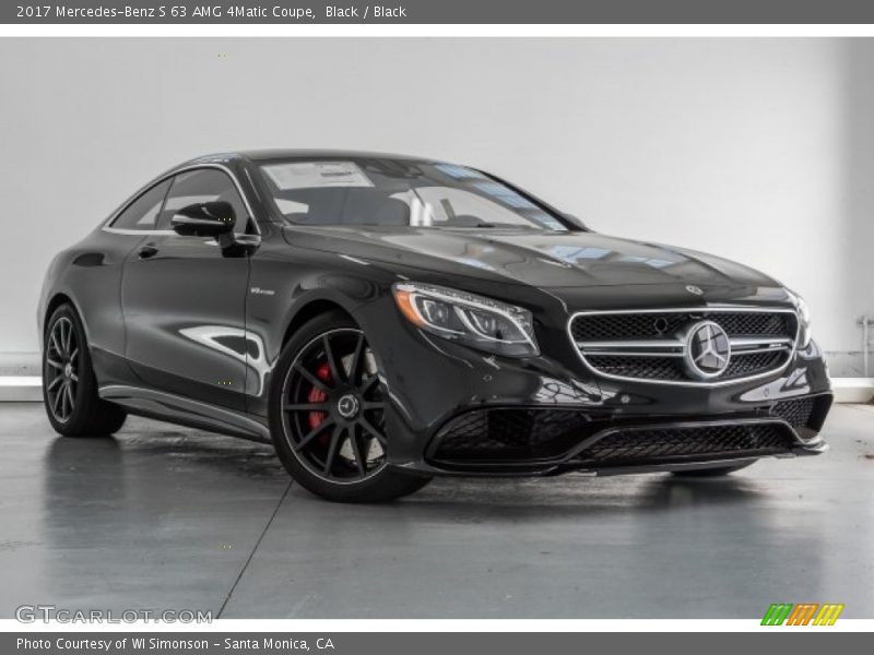 Black / Black 2017 Mercedes-Benz S 63 AMG 4Matic Coupe