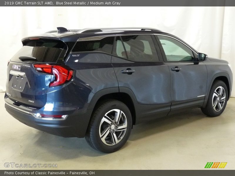 Blue Steel Metallic / Medium Ash Gray 2019 GMC Terrain SLT AWD