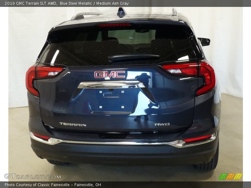 Blue Steel Metallic / Medium Ash Gray 2019 GMC Terrain SLT AWD
