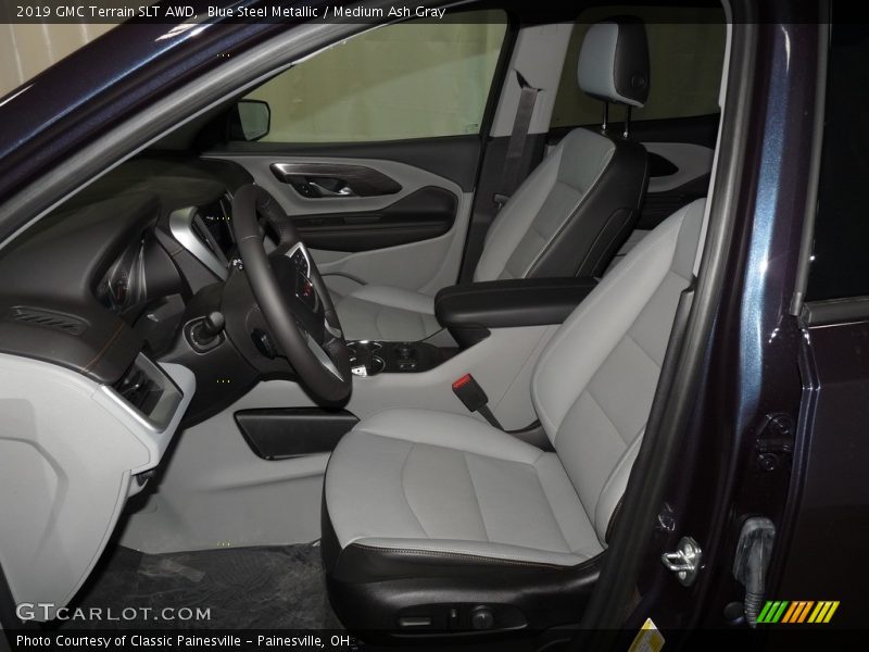 Blue Steel Metallic / Medium Ash Gray 2019 GMC Terrain SLT AWD
