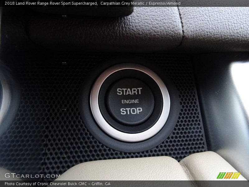 Carpathian Grey Metallic / Espresso/Almond 2018 Land Rover Range Rover Sport Supercharged