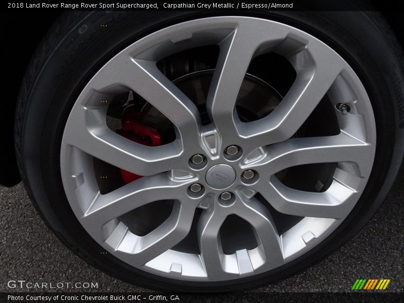 Carpathian Grey Metallic / Espresso/Almond 2018 Land Rover Range Rover Sport Supercharged