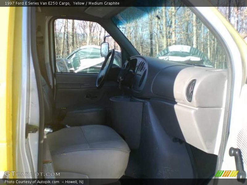 Yellow / Medium Graphite 1997 Ford E Series Van E250 Cargo