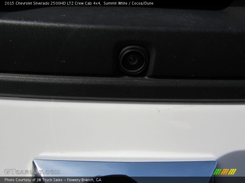 Summit White / Cocoa/Dune 2015 Chevrolet Silverado 2500HD LTZ Crew Cab 4x4