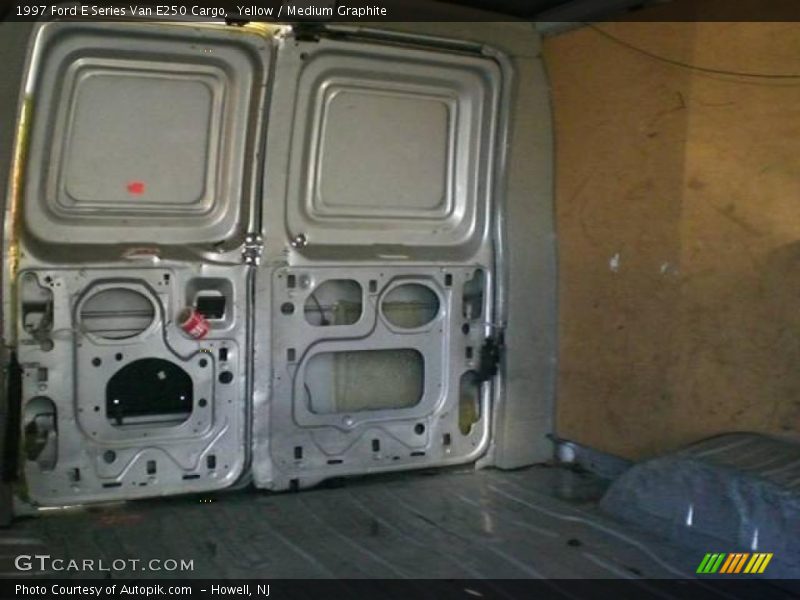Yellow / Medium Graphite 1997 Ford E Series Van E250 Cargo