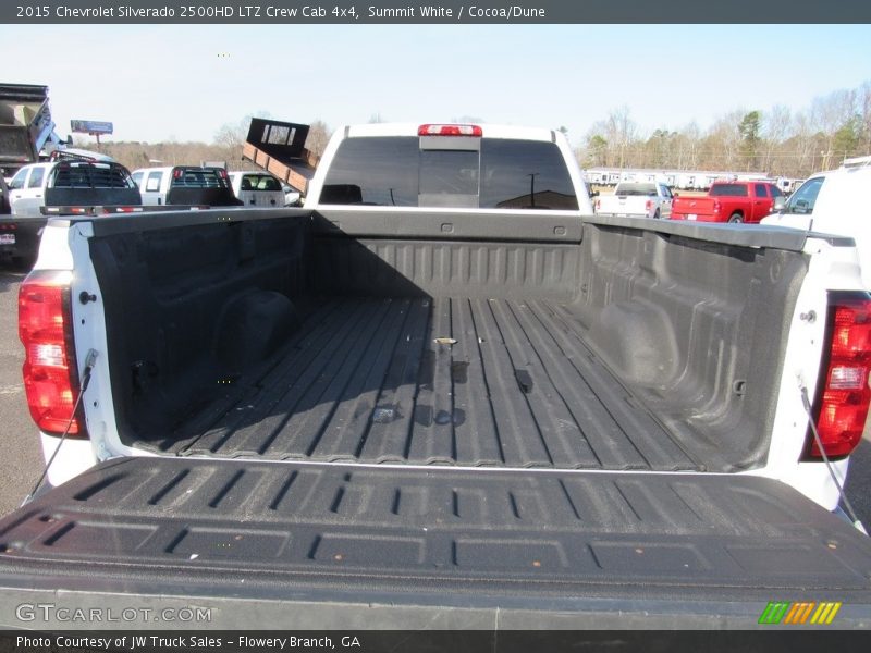 Summit White / Cocoa/Dune 2015 Chevrolet Silverado 2500HD LTZ Crew Cab 4x4
