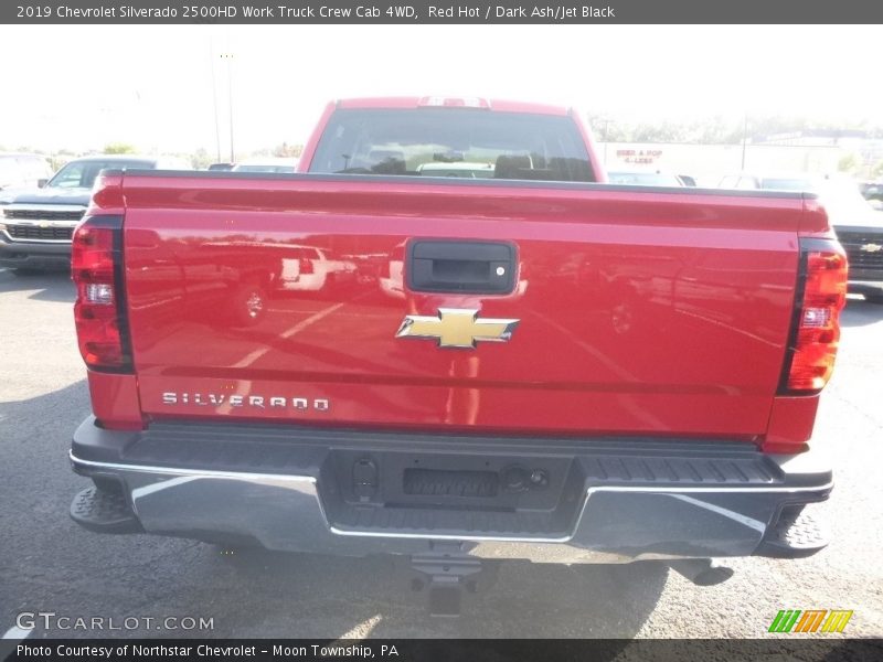 Red Hot / Dark Ash/Jet Black 2019 Chevrolet Silverado 2500HD Work Truck Crew Cab 4WD