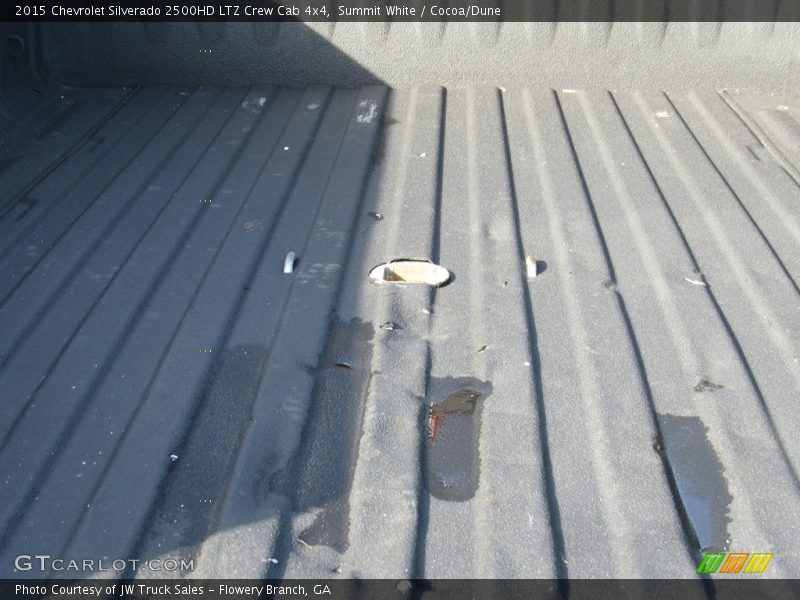 Summit White / Cocoa/Dune 2015 Chevrolet Silverado 2500HD LTZ Crew Cab 4x4