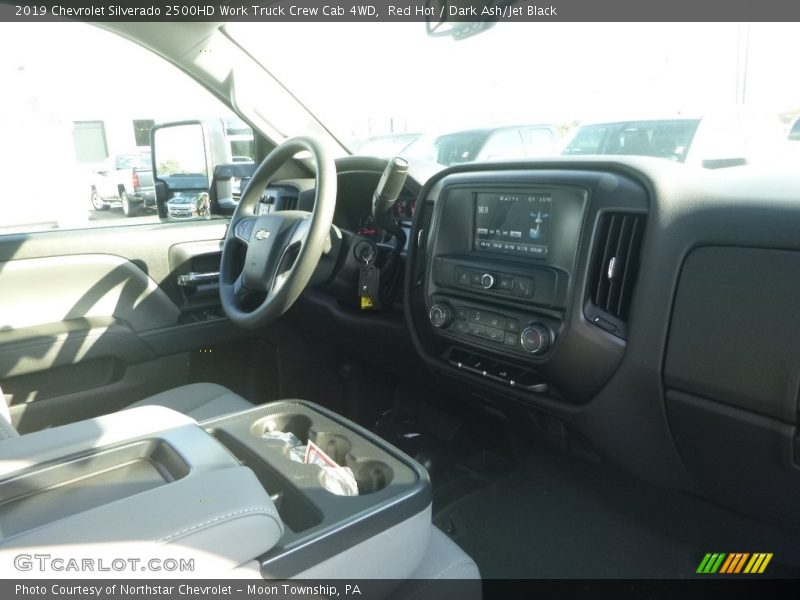 Red Hot / Dark Ash/Jet Black 2019 Chevrolet Silverado 2500HD Work Truck Crew Cab 4WD