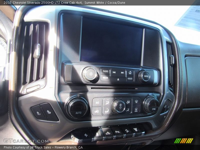 Summit White / Cocoa/Dune 2015 Chevrolet Silverado 2500HD LTZ Crew Cab 4x4