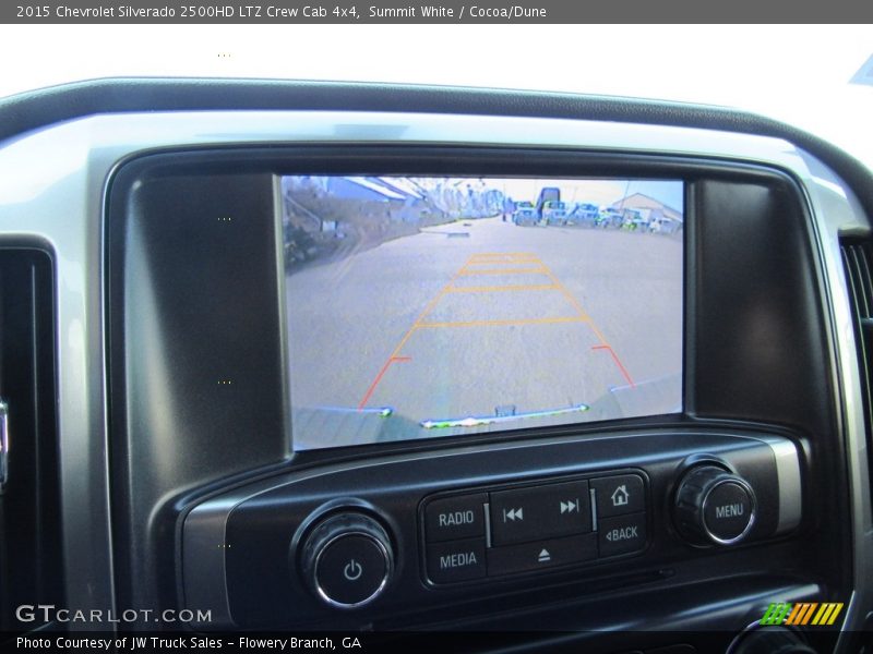 Summit White / Cocoa/Dune 2015 Chevrolet Silverado 2500HD LTZ Crew Cab 4x4