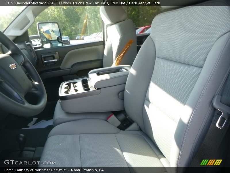 Red Hot / Dark Ash/Jet Black 2019 Chevrolet Silverado 2500HD Work Truck Crew Cab 4WD