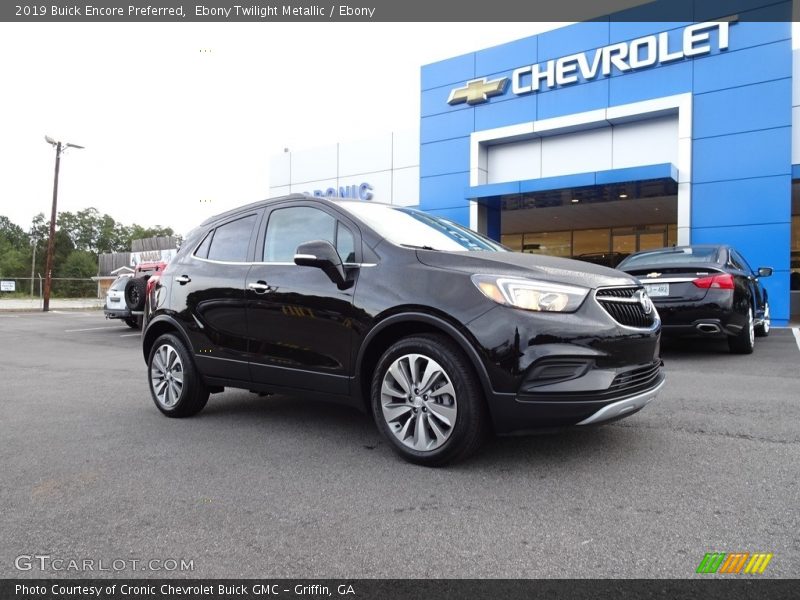  2019 Encore Preferred Ebony Twilight Metallic