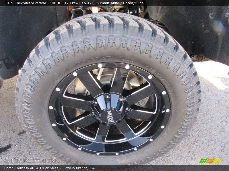 Summit White / Cocoa/Dune 2015 Chevrolet Silverado 2500HD LTZ Crew Cab 4x4