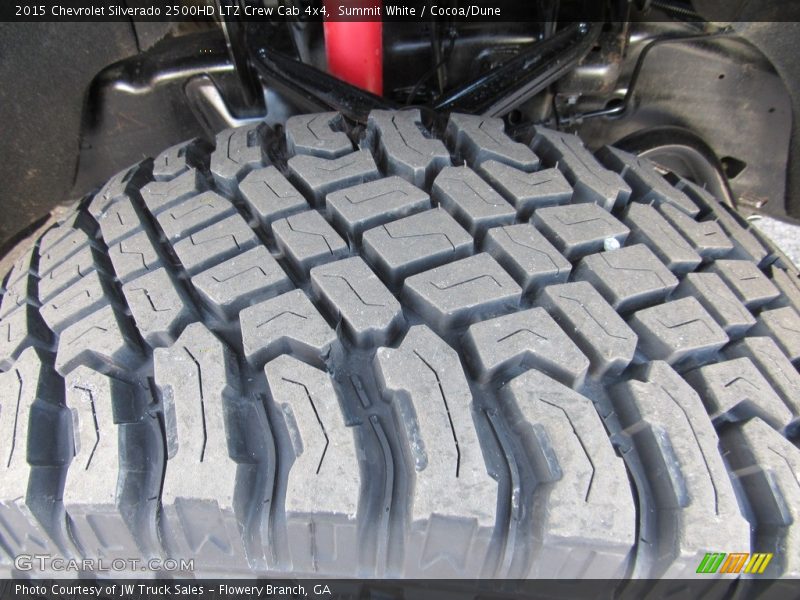 Summit White / Cocoa/Dune 2015 Chevrolet Silverado 2500HD LTZ Crew Cab 4x4