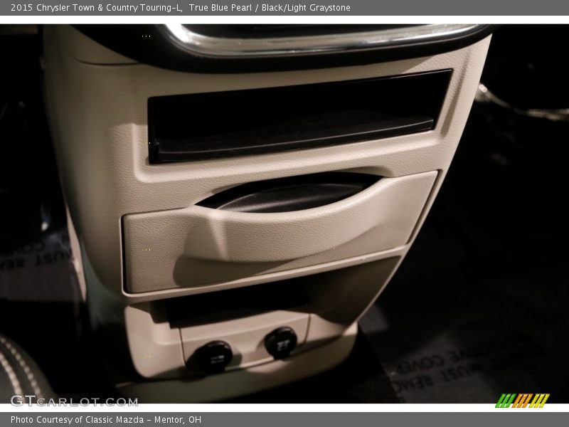 True Blue Pearl / Black/Light Graystone 2015 Chrysler Town & Country Touring-L