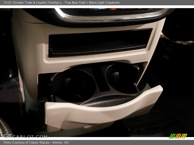 True Blue Pearl / Black/Light Graystone 2015 Chrysler Town & Country Touring-L