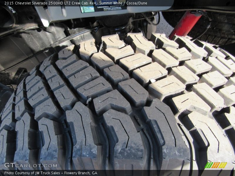 Summit White / Cocoa/Dune 2015 Chevrolet Silverado 2500HD LTZ Crew Cab 4x4
