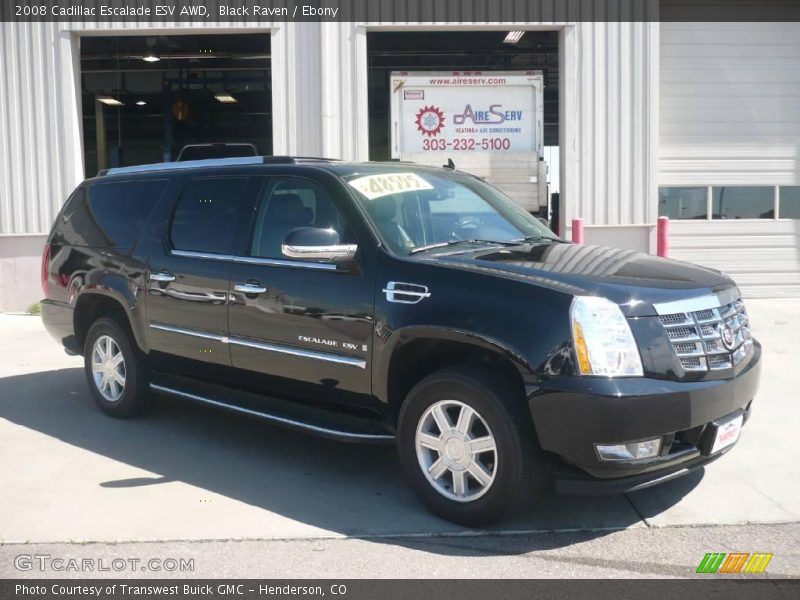 Black Raven / Ebony 2008 Cadillac Escalade ESV AWD