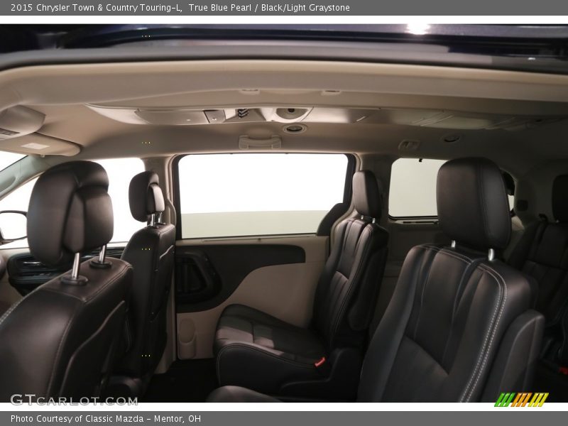 True Blue Pearl / Black/Light Graystone 2015 Chrysler Town & Country Touring-L